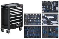 BGS Werkzeugwagen BGS Werkstattwagen Profi Standard 8 Schubladen mit 234 Werkzeugen -