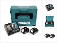 Makita Power Source Kit 18V mit 2x BL1830B Akku 3,0Ah Akkupacks