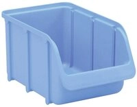 h&uuml;nersdorff Aufbewahrungsbox Sichtbox PP Gr&ouml;&szlig;e 3 Farbe: blau,...