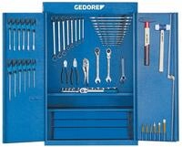 Gedore Werkzeugset, (100-tlg), Werkzeugsortiment Universal 100tlg. + Schrank
