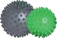 Schildkr&ouml;t-Fitness Physioball MASSAGE B&Auml;LLE im 2er Set (green-grey) Keine Farbe