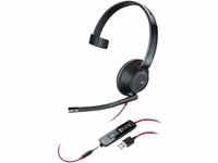 Plantronics Poly Headset Blackwire C5210 monaural USB-A & 3.5 Kopfhörer