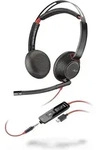 Plantronics Blackwire 5220 Stereo-Headset mit USB-C/A, 3,5-mm-Stecker, Schwarz