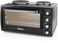 Tristar Minibackofen, Kleiner 38L Tisch-Backofen autark Mini Oven Pizzabackofen,
