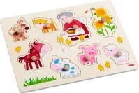 Haba Steckpuzzle Oma Lenis Tiere, 8 Puzzleteile