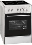exquisit Elektro-Standherd ECM6-4 Inox, mit Backwagen