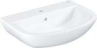Grohe Waschtischarmatur mit &Uuml;berlauf 60cm wei&szlig; 39421000 (Paket, Bau Keramik