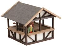 NOCH Modelleisenbahn-Geb&auml;ude NOCH&reg; Gl&uuml;hweinstand, f&uuml;r winterliche Stimmung...
