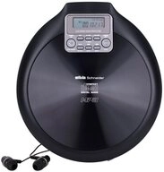 Silva Schneider Tragbarer CD-Player 251004 tragbarer CD-Player schwarz