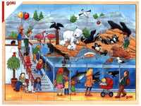 Gollnest & Kiesel Puzzle Ausflug in den Zoo (Kinderpuzzle), 49 Puzzleteile