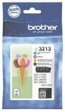 Brother LC-3213VALDR Tintenpatrone (Set, 4-tlg., Original Druckerpatrone,...