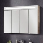 FACKELMANN Badezimmerspiegelschrank LED Spiegelschrank TWINDY