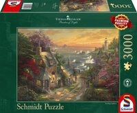 Schmidt Spiele Puzzle Thomas Kinkade D&ouml;rfchen am Leuchtturm 59482, 3000...