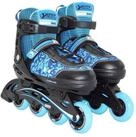 Best Sporting Schlittschuhe Inline Skates Gr&ouml;&szlig;e verstellbar, ABEC 5 Carbon, blau