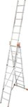 KRAUSE Vielzweckleiter Tribilo, mit Leiternspitzen, 3x9 Sprossen
