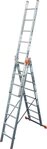 KRAUSE Vielzweckleiter Tribilo, Alu, 3x8 Sprossen, Arbeitsh&ouml;he ca. 605 cm