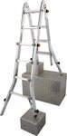 KRAUSE Gelenkleiter TeleVario, Alu, 4x4 Sprossen, Arbeitsh&ouml;he ca. 498 cm