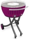 LotusGrill Holzkohlegrill LotusGrill XXL G600 Gartengrill 21,8kg Pflaumenlila mit USB