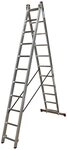 KRAUSE Doppelleiter Corda, 2x11 Sprossen
