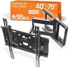 RICOO TV-Wandhalterung TV Wandhalter 43" 50" 55" 65" 75" max 95 Kg schwenkbar R23-S,