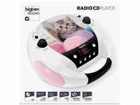 BigBen tragbarer CD Player CD52 Cats III Katzen mit FM Radio AUX-IN AU358735