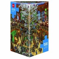 Athesia Kalenderverlag Puzzle Puzzle da 1500 Pezzi Triangolare - Library,...