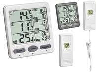 TFA Dostmann Raumthermometer Digitales Funk-Thermometer Trio TFA 30.3062 mit