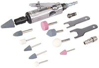 Druckluft-Stabschleifer Druckluft Geradschleifer mit Zubeh&ouml;r Set 15-tlg.