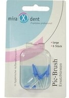 Hager Pharma GmbH Interdentalb&uuml;rsten MIRADENT Interd.Pic-Brush Ersatzb.large...