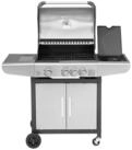 JUSTUS Gasgrill "Ares 3 SU", silber, 3+1 Brenner