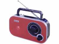 Roadstar Tragbares FM Radio red Radio