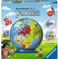 Ravensburger 3D-Puzzle Kindererde - Puzzle-Ball, 72 Puzzleteile