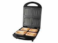 Emerio Sandwichmaker ST-111153 XXL-Sandwich-Toaster für 4 Scheiben Toast, 1300...