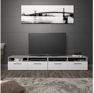 Vicco Lowboard Diego, Beton/Beton, 190 x 38 cm (1 St)