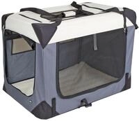 Kerbl Tiertransportbox Kerbl Transportbox Journey 70x52x52cm grau/beige 80597