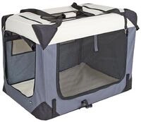 Kerbl Tiertransportbox Kerbl Transportbox Journey 81x58x58cm grau/beige 80598