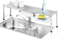 Maximex K&uuml;chenregal Modell EXPANDO, ausziehbares Sp&uuml;lbeckenregal mit