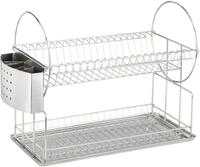 WENKO Geschirrst&auml;nder Modell Exclusiv Duo, Geschirrabtropfer, 2 Etagen, mit