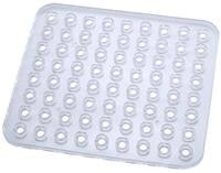 WENKO Abtropfmatte Sp&uuml;lbeckeneinlage KRISTALL, Transparent, B 31 cm