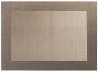 ASA SELECTION Platzset Tischset gewebter Rand bronze 46 x 33 cm, Tischw&auml;sche