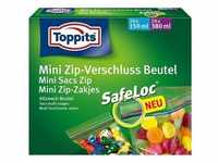 Toppits Küchenorganizer-Set Toppits Mini Zip-Verschluss Beutel 20x150ml und...