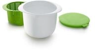 LEKUE Mikrowellenbeh&auml;lter Cheese Maker, Silikon (Platinum Silicone), Kunststoff (PP,