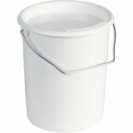 WESTMARK Putzeimer Milch-/Vorrats-/Futtereimer mit Henkel und Deckel, F&uuml;llverm&ouml;gen: