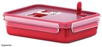 Emsa Mikrowellenbeh&auml;lter Mikrowellendose Clip Micro, Kunststoff, (1-tlg) rot