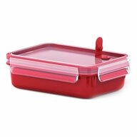 Emsa Mikrowellenbeh&auml;lter Clip & Micro 800ml Rot, Kunststoff, (1-tlg)