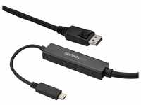 Startech.com STARTECH.COM 3m USB-C auf DisplayPort Kabel - 4K 60Hz - Schwarz