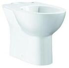 Grohe Tiefsp&uuml;l-WC Grohe Stand-WC-Kombination Bau Keramik alp-we, sp&uuml;lrandlos,