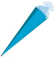 Roth Schult&uuml;te Bastelt&uuml;te Pazifikblau, 85 cm, eckig, mit blauem T&uuml;llverschluss,