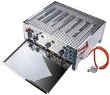 DEMA Gas-Pizzaofen 3 flammig, mit Stahlpfanne, 10kw