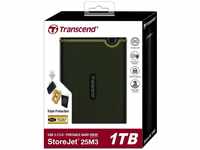 Transcend HDD StoreJet 25M3 2,5 Zoll 1TB USB 3.1 military green externe